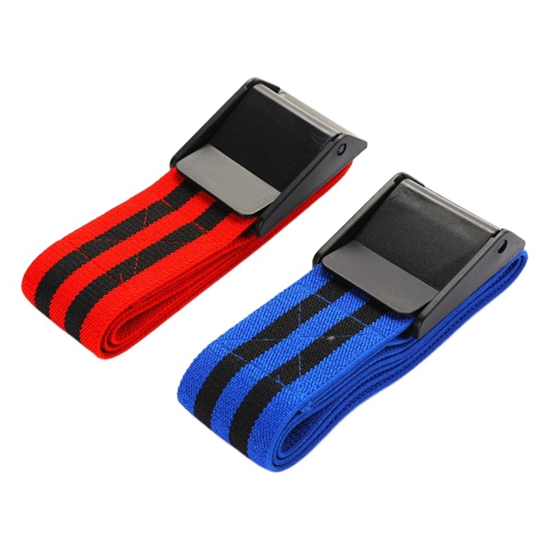 BFR blood flow restriction training belt weight lifting muscle block elastic bandage arm has effect increasing muscle pressure easy buckle