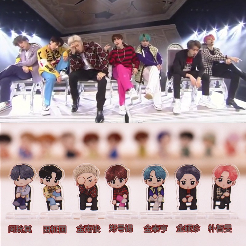 Picture of Bts Peripherals Tian Bao Guo Jin Taeheng Zheng Xipu Zhiqi Mini Stand Night Scene