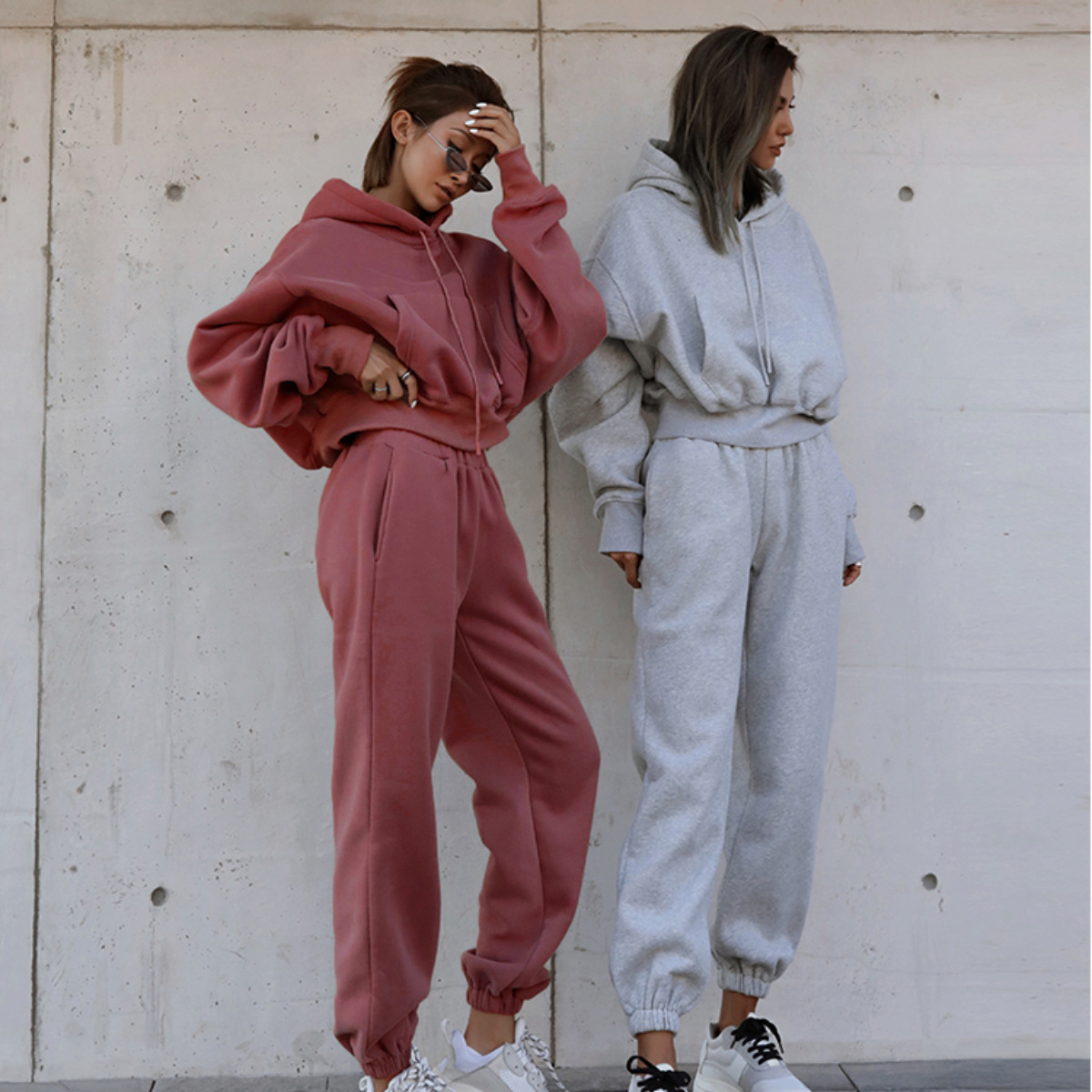 Amazon Ebay Hot Sale 2023 European and American Export Autumn and Winter Women's New Casual Sweatshirt Jacket Sports Suit for Women