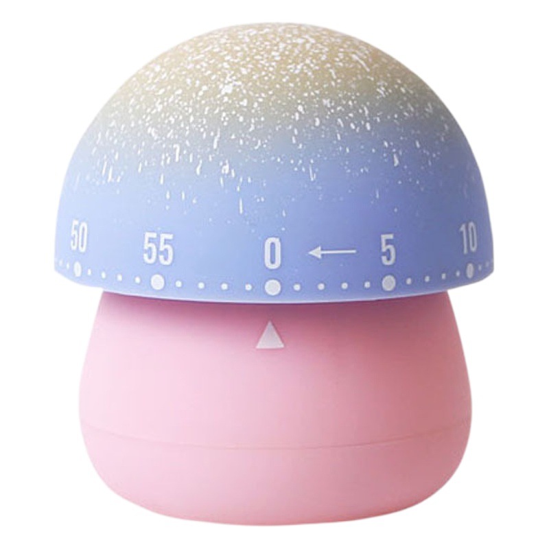 Dream Mushroom Mechanical Timer Cartoon Children Time Manager Student Learning Self-discipline Reminder Kitchen Timer
