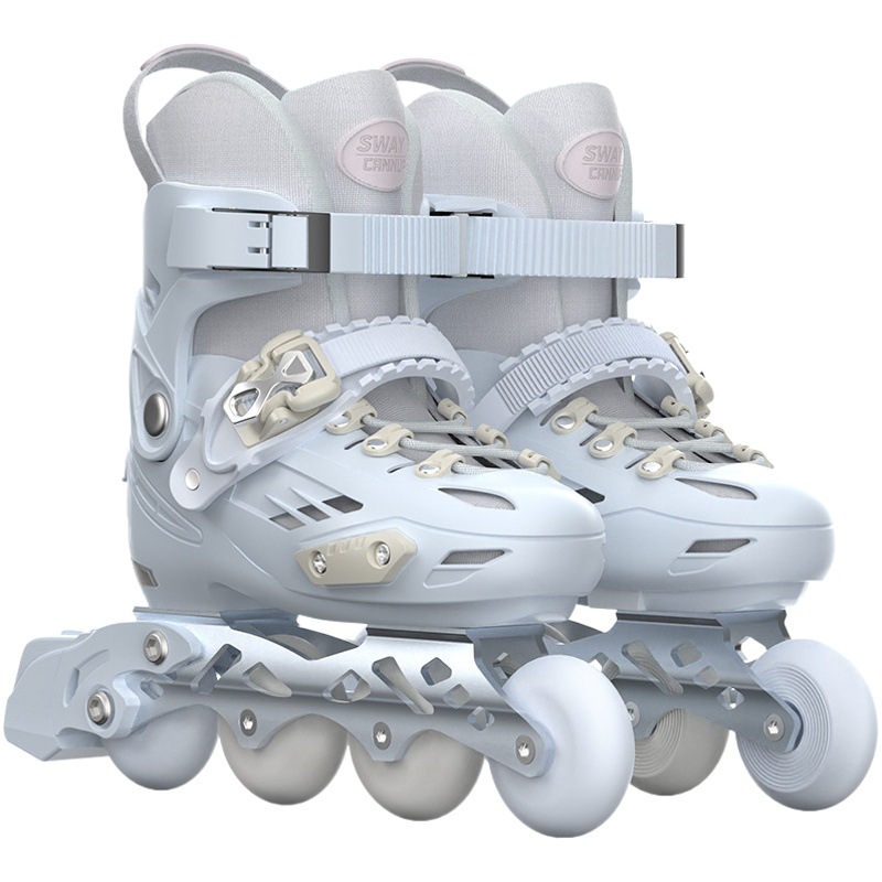 Skates T9 Children Beginners Full suit Fate Skates Boys and Girls Flat Flower Professional Gift Box Roller Skates