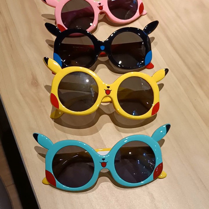 Picture of Children's Sunglasses Polarized Baby Silicone Glasses Pikachu Trendy Boys and Girls Sunglasses Uv Protection Pikachu