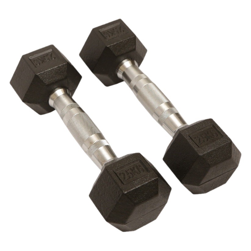 Dumbbell men's fitness household equipment multi-functional plastic hex suit combination hex dumbbell plastic wholesale
