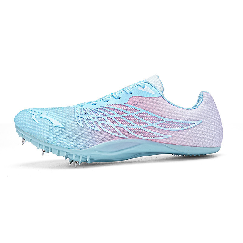Cross-border Track and Field Sprint Sports Men's Outdoor Nail Shoes Women's Middle and Long Running Jump Shoes High School Entrance Examination Sports Nail Shoes