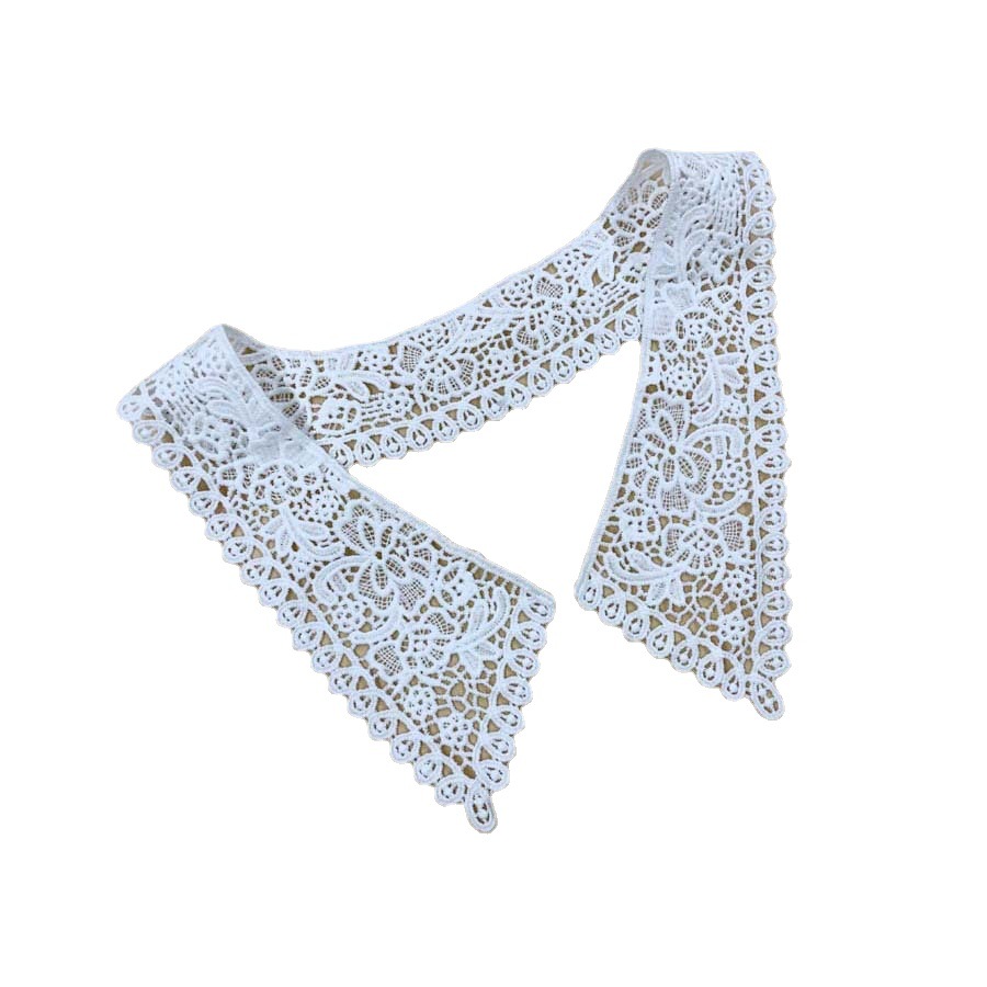 in stock flower lace women's accessories lace hollow milk silk water soluble embroidery collar collar flower