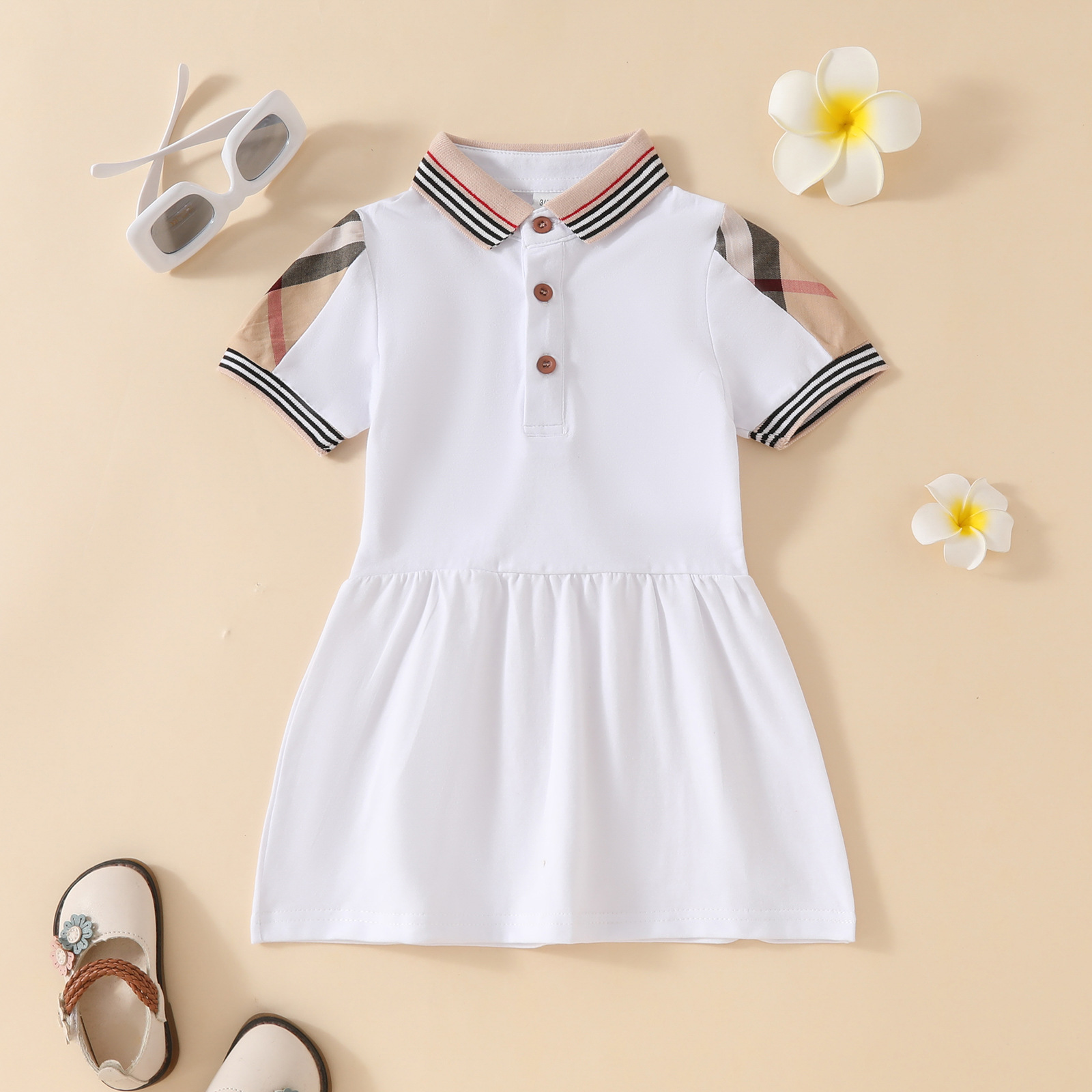 Picture of Baby Clothes Summer Thin Newborn Dress Baby's One-Piece Dress Cute Super Cute Children's Dress