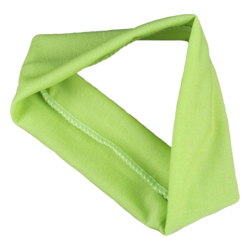 Factory Direct Supply Korean Style Hair Accessories Yoga Headband Sports Headband Elastic Monochrome Hairband Headband Printable Pattern