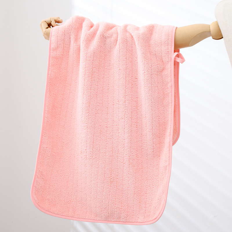 Picture of Towel wholesale factory thickened adult household coral fleece towel soft absorbent one-piece delivery shake fast same style