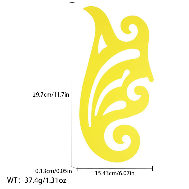 Picture of Pattern printing ruler clothing scale pattern making clothing curve cutting sewing tool multi-functional pattern printing ruler