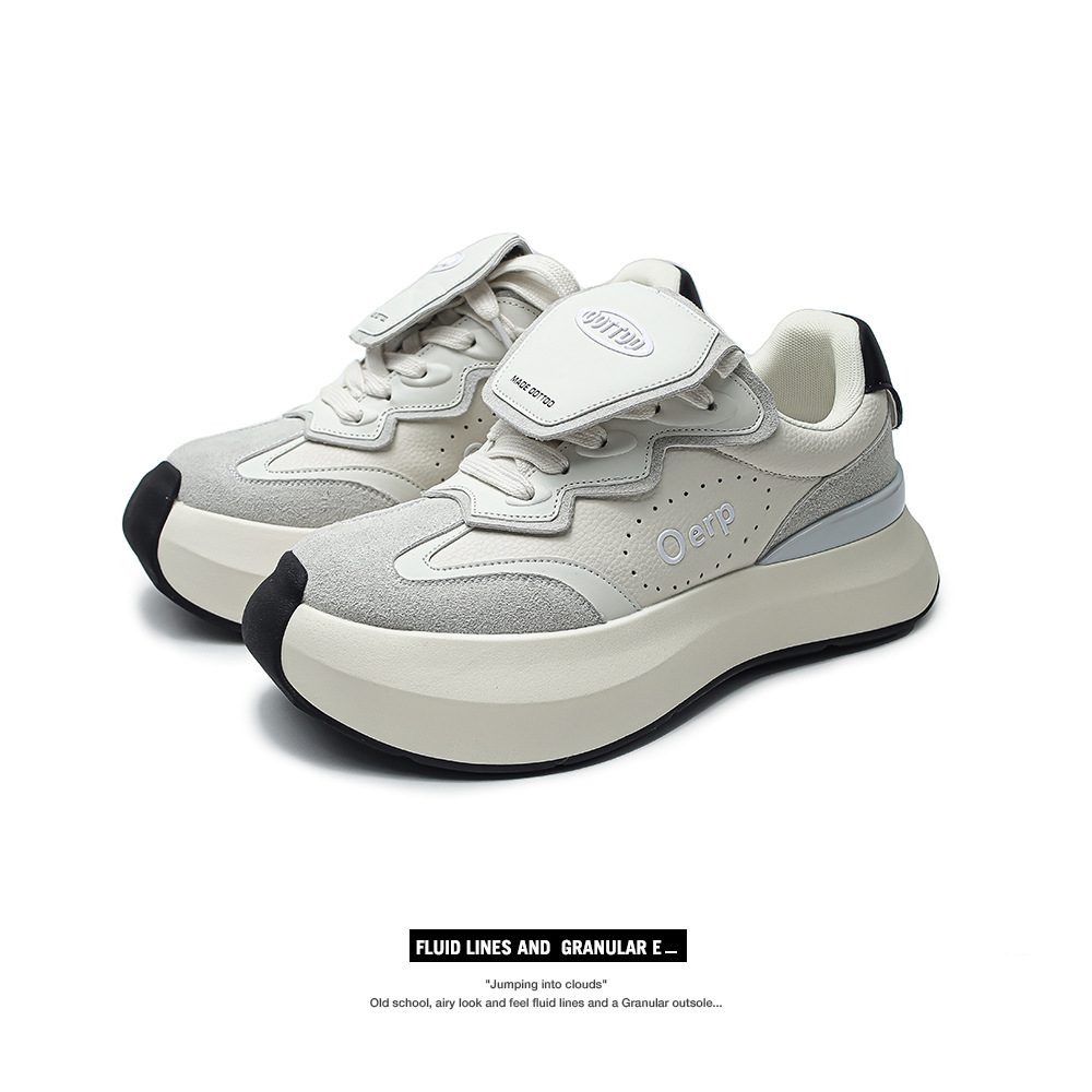 Autumn 2024 Black and White Panda Cloud Shoes National Fashion Brand Board Shoes Thick Sole Vintage Casual Shoes Women's sneaker Casual Shoes