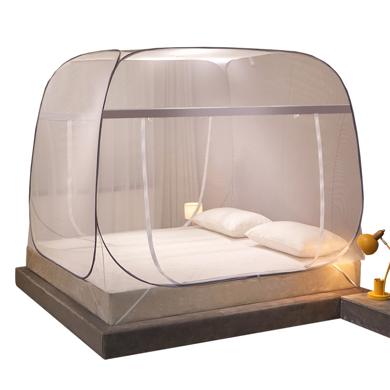 Picture of Mosquito net installation-free yurt household foldable 1.5 meters 1.8 meters bed zipper one-piece bottomless wholesale