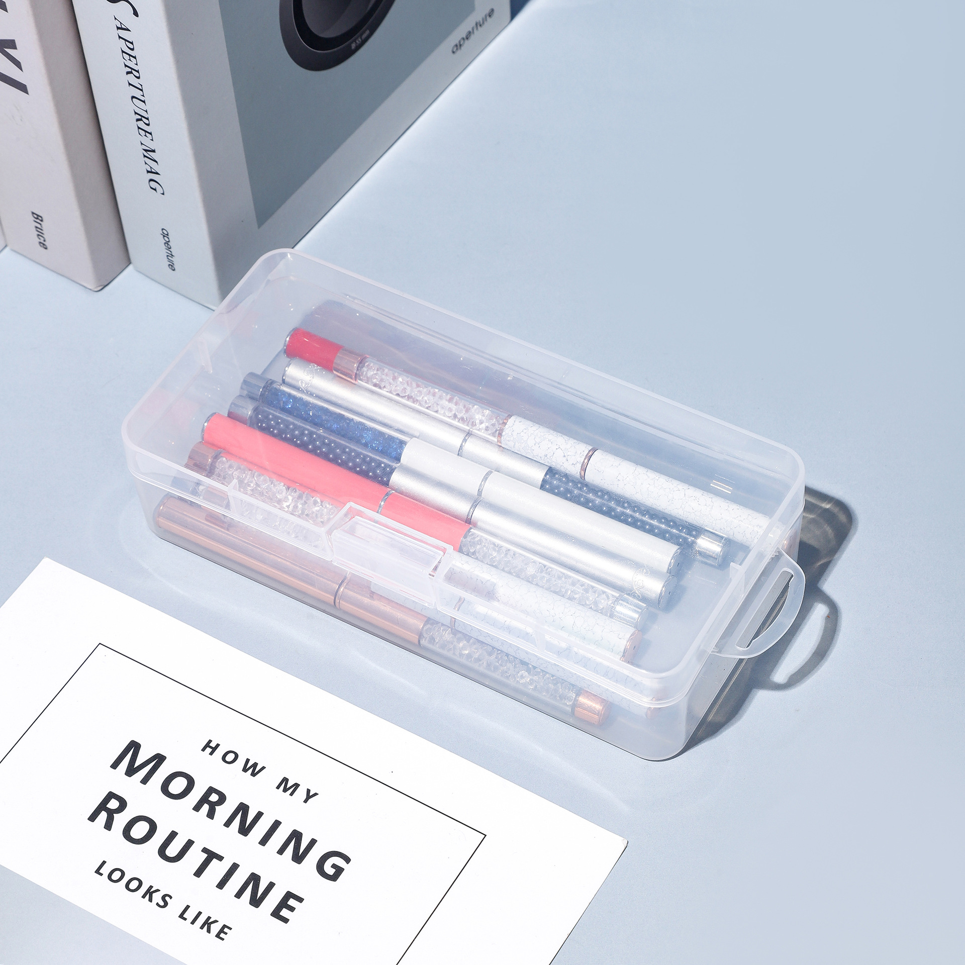 Parts Box Thickened Toolbox Storage Box Transparent Large Screw Hardware Classification Desktop Split Lego Plastic Box