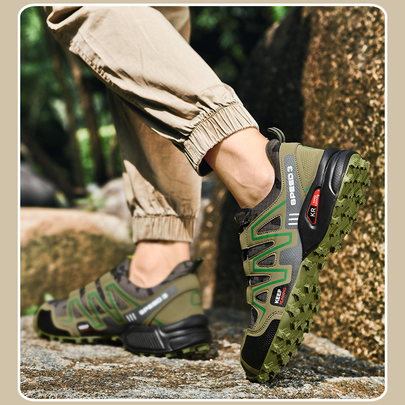 Shoes men 2024 new cross-border independent station plus size Europe and the United States outdoor sports Solomon light men a generation of hair