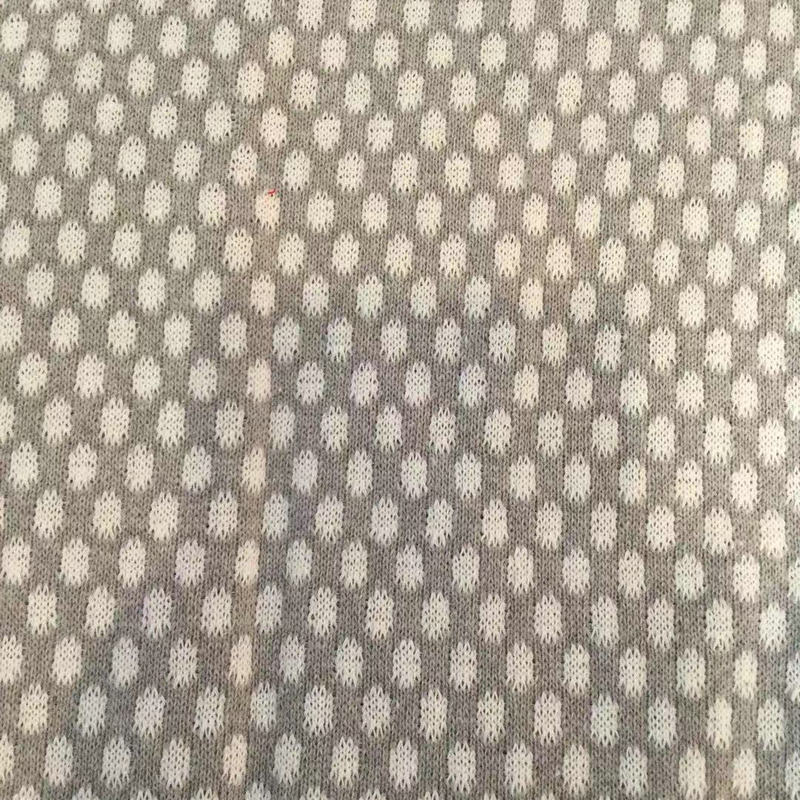 Striped woolen flannel fabric autumn and winter knitted jacquard fabric wool jacquard fabric wholesale