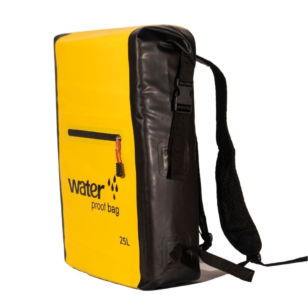Picture of Outdoor Waterproof Bag Waterproof Bag Dry and Wet Separation Layer Barrel Bag Drift Tracing Bag 25L Storage Bag Secret Text Distribution
