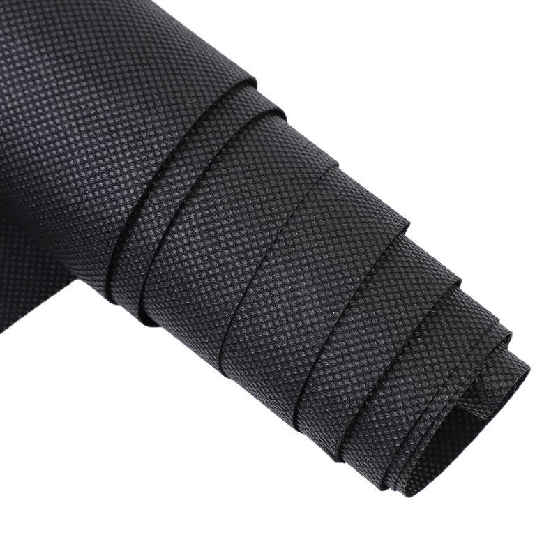 Picture of Factory in stock black PP non-woven fabric 70g 80g 100g spunbond non-woven fabric coil