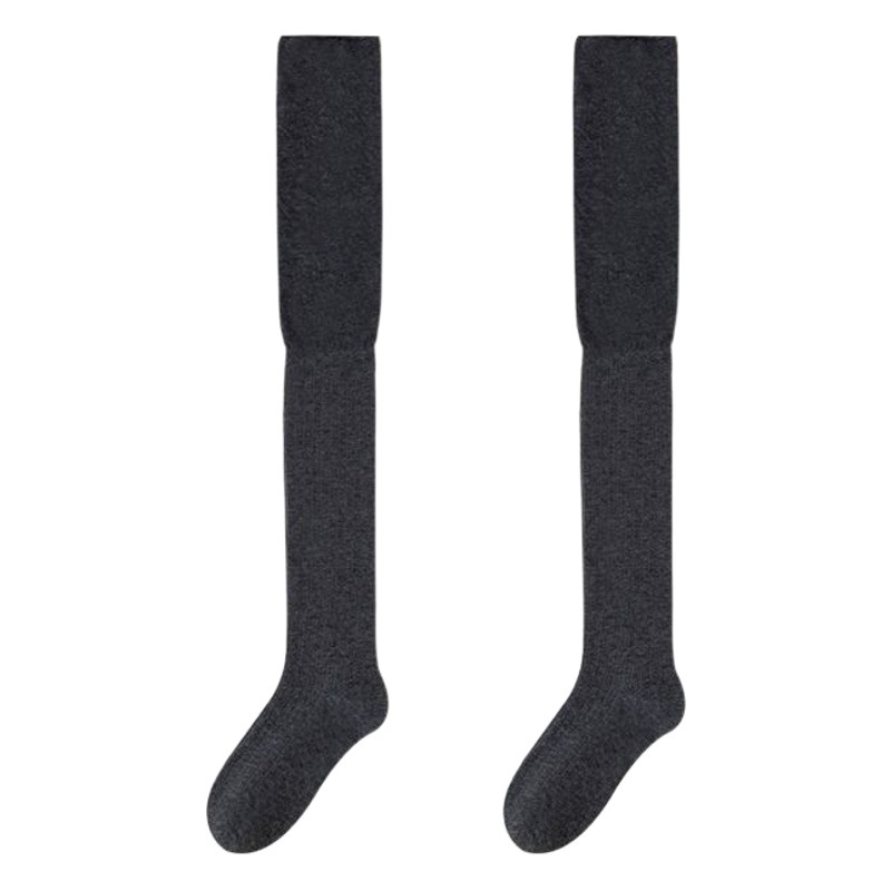 Over-the-Knee Socks Children's Summer Thin Solid Color Japanese Style jk Socks Piled High Socks Pure Cotton Thin Leg Shaped Long Socks