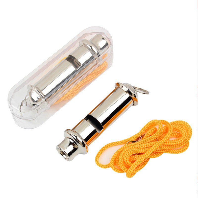 Picture of Metal whistle high frequency training life-saving whistle police team outdoor pet referee whistle non-nuclear professional whistle wholesale
