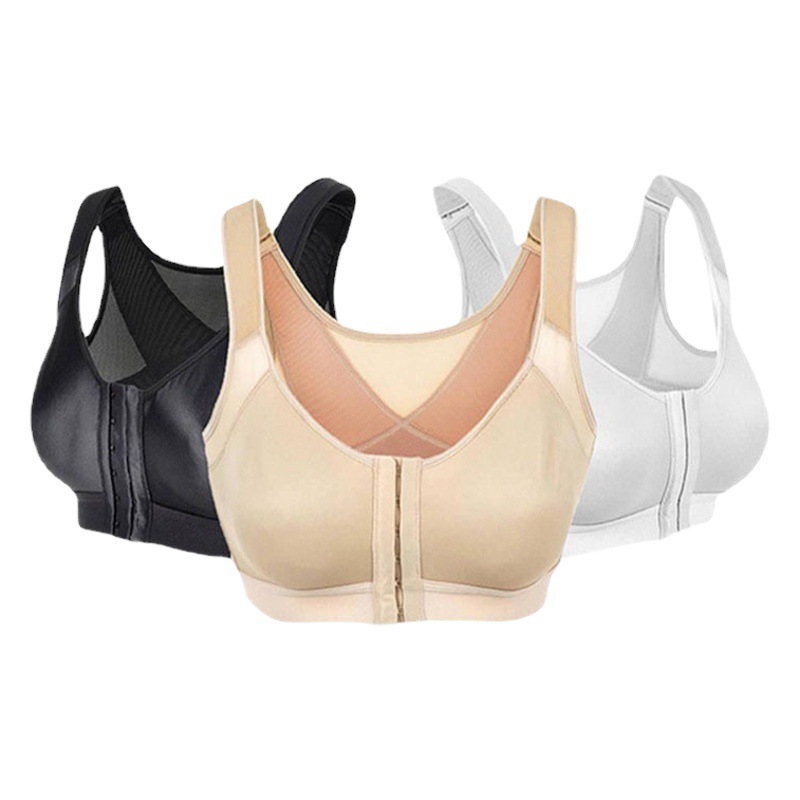 Yoga Women's Vest Foreign Trade Push-Up No Steel Ring No Chest Pad Bubble Wrap Fitness Running Sports Bra Women's Breathable