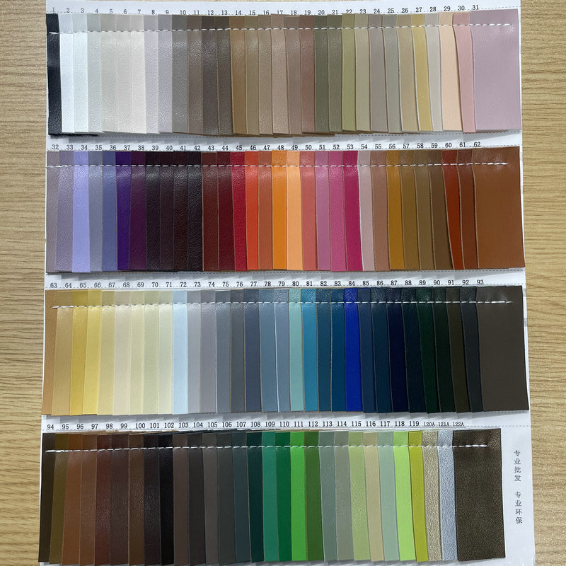 in stock environmental protection 1.1 thick imitation cotton wool bottom PU artificial leather skin feeling bag leather fine lines micro elastic fabric