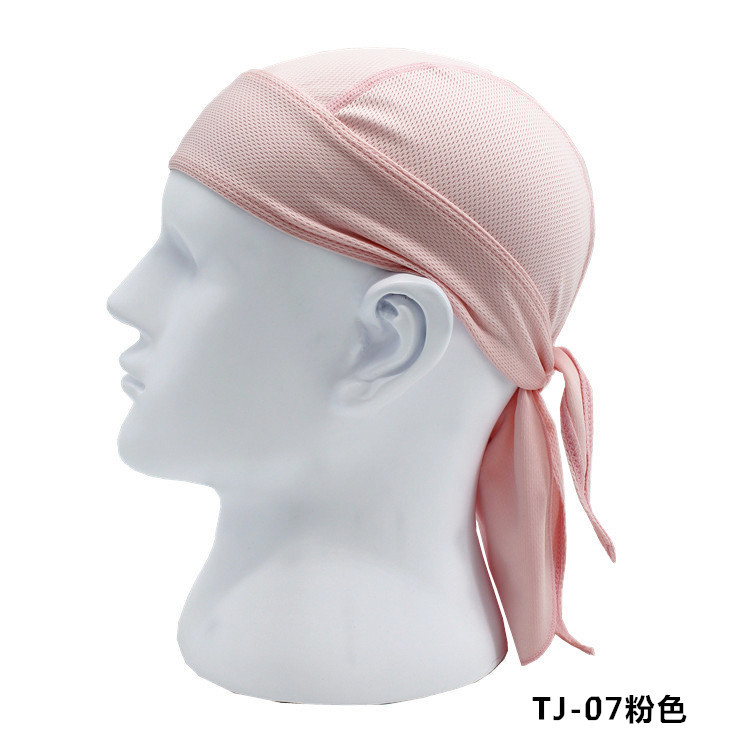 Picture of Outdoor Cycling Pirate Hat Quick-Drying Sports Turban Moisture-Wicking Breathable Sun Protection Hood Pirate Turban Small Hat