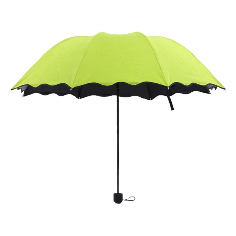 Picture of Factory wholesale creative three folding vinyl water flowering umbrella gift advertising umbrella umbrella can do LOGO