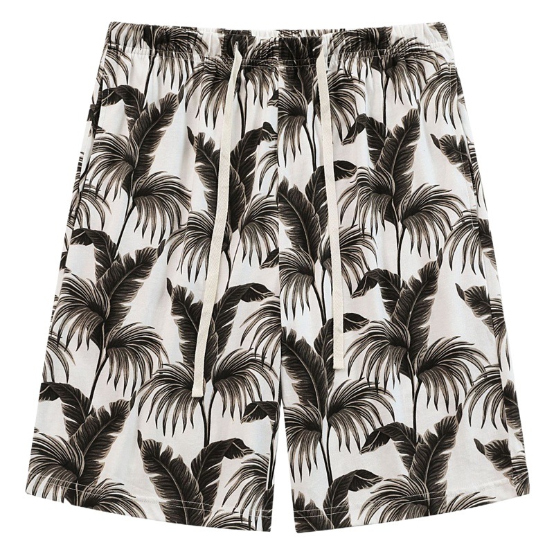 Spring and Summer Men's Thin Cotton Shorts Large Size Loose Home Pants Pajama Pants Air Conditioning Casual Pants