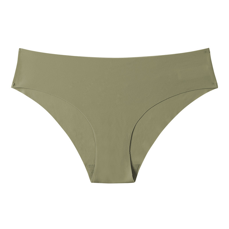 Picture of Cross-Border Seamless Ice Silk One-Piece Girls' Underwear European and American Large Size Pure Cotton Crotch Breathable Women's Briefs Wholesale