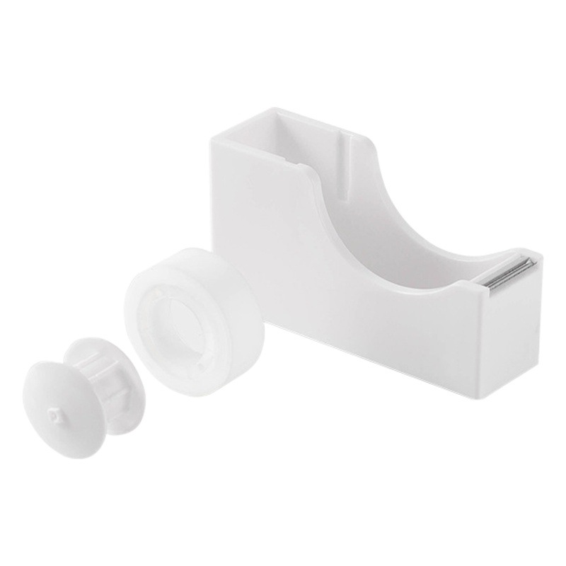 Praise transparent tape cutter small tape Ripper invisible tape cutting seat desktop tape cutter