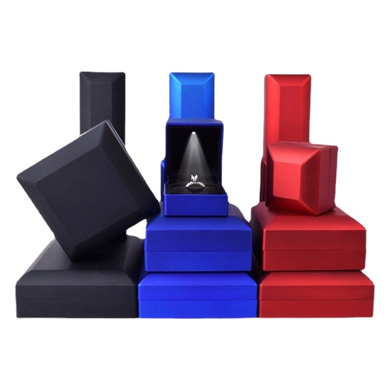 Creative LED Light Jewelry Box Jewelry Packaging Box Ring Box Pendant Jewelry Box Bracelet Necklace Storage Box