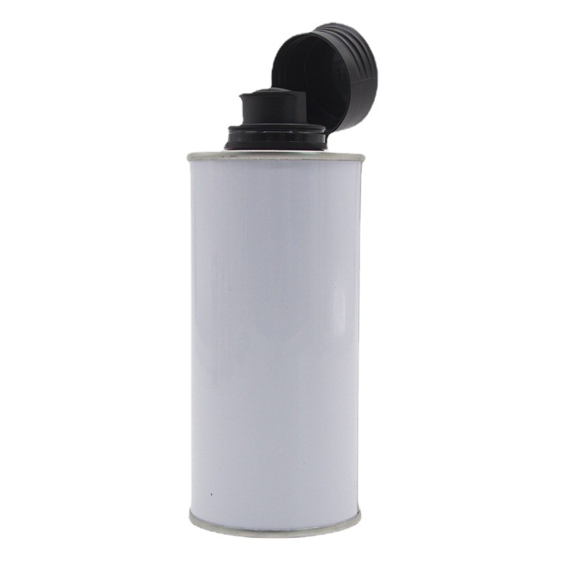 250ml food grade tinplate can wholesale edible oil tank with flip cover Sesame oil olive oil walnut oil tank