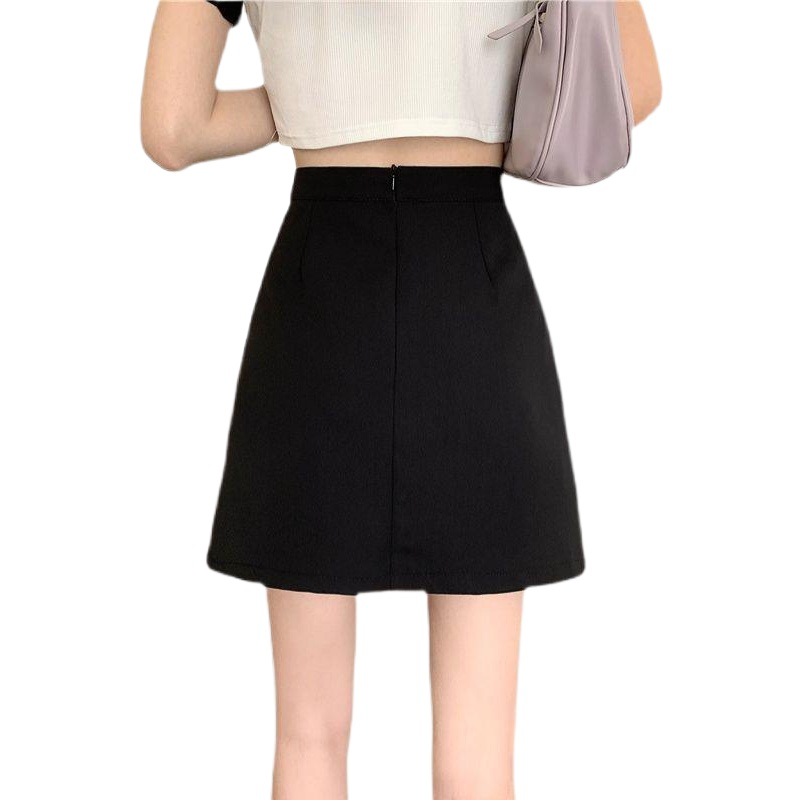 Suit Belly Covering Skirt for Chubby Girls Summer Simple Elegant Arm Skirt Large Size Women's Thigh Thick A- line Skirt