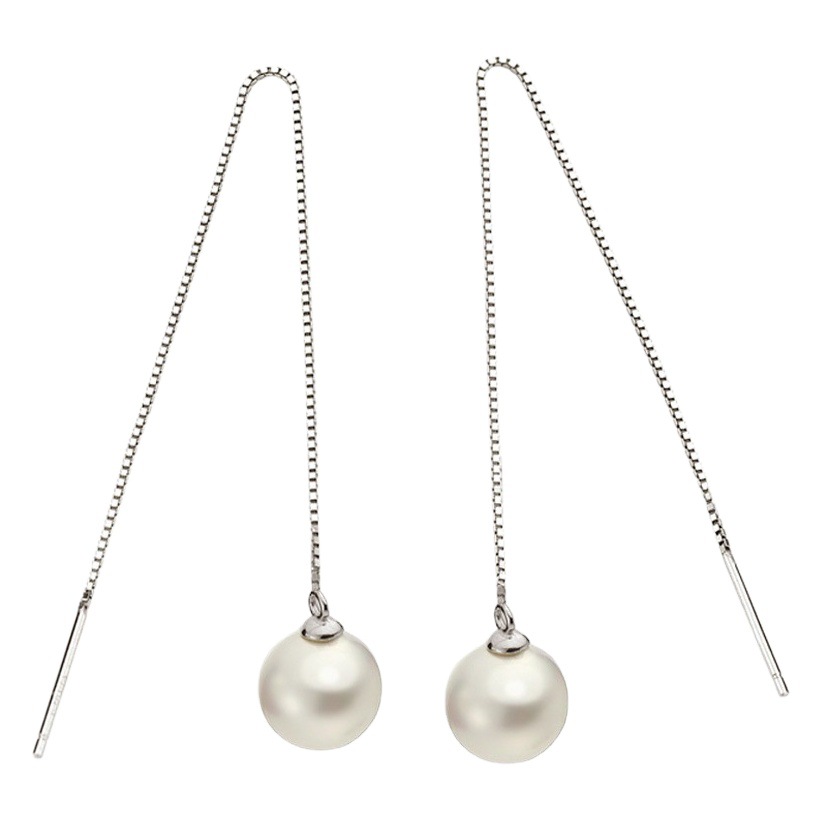 Zhen Rong Copper Silver Plated Tong Ziyi Star Ear Jewelry Wholesale Earrings Ear Nail Pearl Ear Line Women