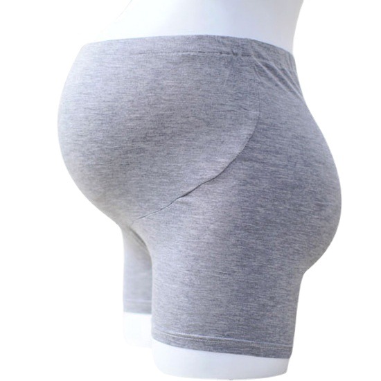 Picture of Pregnant women's clothing abdominal three-point leggings spring and summer pregnant women's pants high waist pregnant women's shorts plus size anti-light abdominal pants