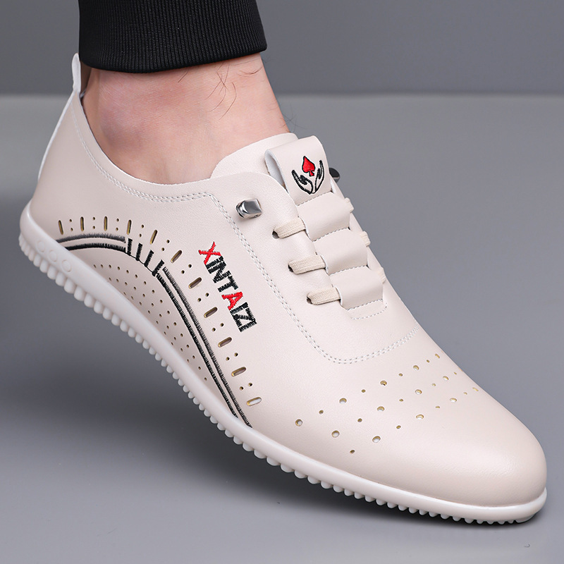 Cross-Border Sandals Men's Summer New Soft-Soled Soft-Surface Men's Casual Clogs Breathable Slip-On Dad Driving Shoes