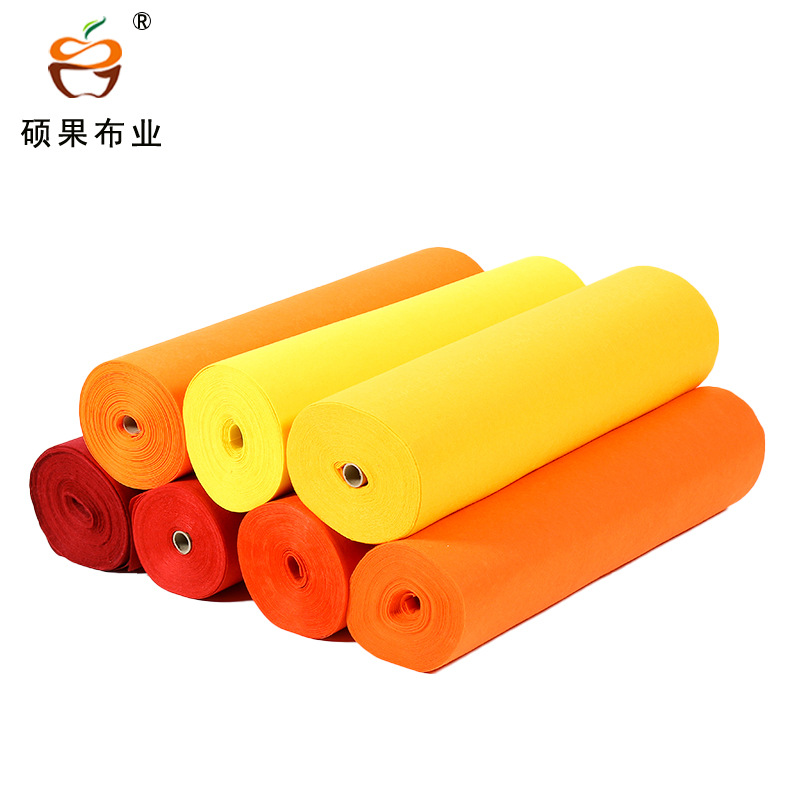 Picture of 1mm felt non-woven needled non-woven fabric color card book
