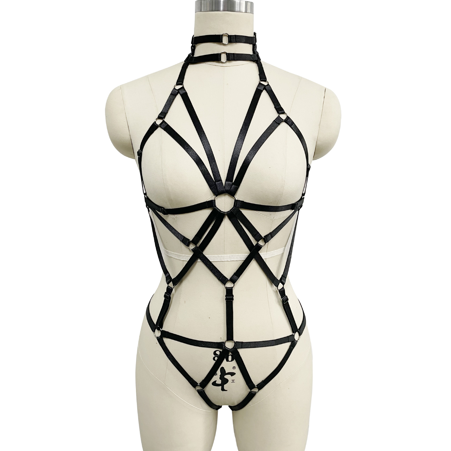 Bra Integrated European and American Style Wire Harness Adjustable Body Restraint Underwear Suit Mesh Strap Splice