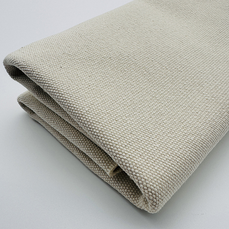 Picture of Wholesale Natural Color Raw Cloth 640g Cotton Polyester Raw Cloth Canvas Tent Fabric for Clothing and Bags Cotton Polyester Canvas Fabric