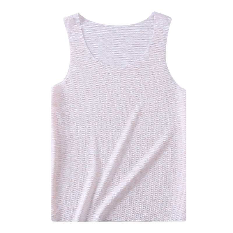 Picture of Children's Seamless Mesh Vest Thin Sleeveless Shirt for Boys and Girls Cool Boneless Breathable Bottoming Shirt Pajamas Wholesale
