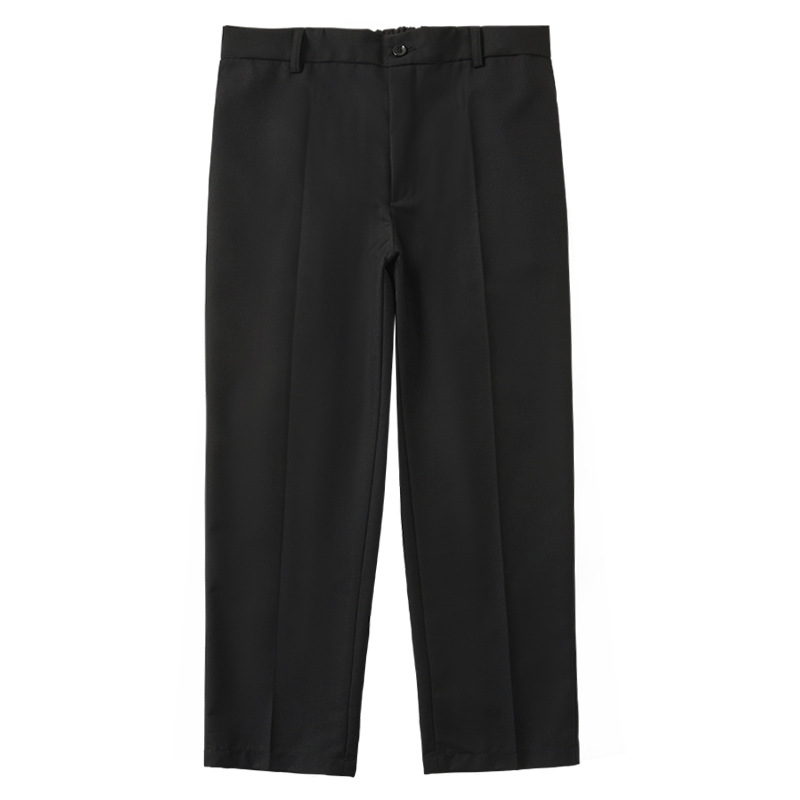 Picture of Chubby Children's Trousers Children's Black Suit Pants Boys' Plus Fat Loose Dress Trousers for Big Children and Primary School Students School Uniform Pants