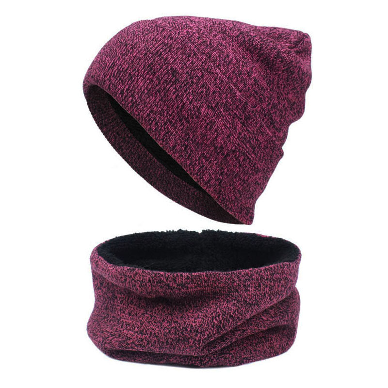 Picture of Foreign Trade Cross-Border Velvet Three-Piece Set Aliexpress Amazon Ebay Warm Suit Winter Hat Scarf Touch Screen Gloves