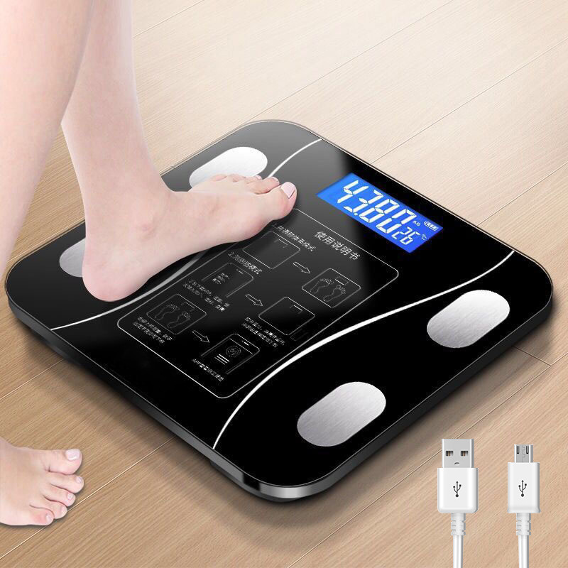 Picture of Body Weight Scale Smart Body Fat Scale Home Digital Scale Human Body Scale Rechargeable High-Precision Customization Starting from One Batch