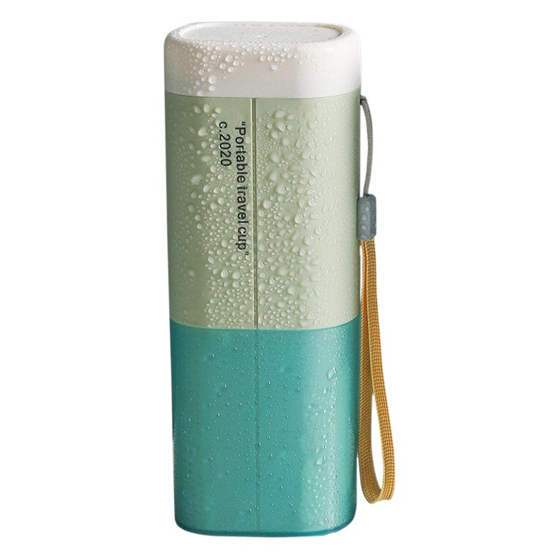 Travel Brushing Cup Washing Cup Convenient Toothbrush Storage Box Gargle Cup Simple Toothware Box Set Household Wholesale