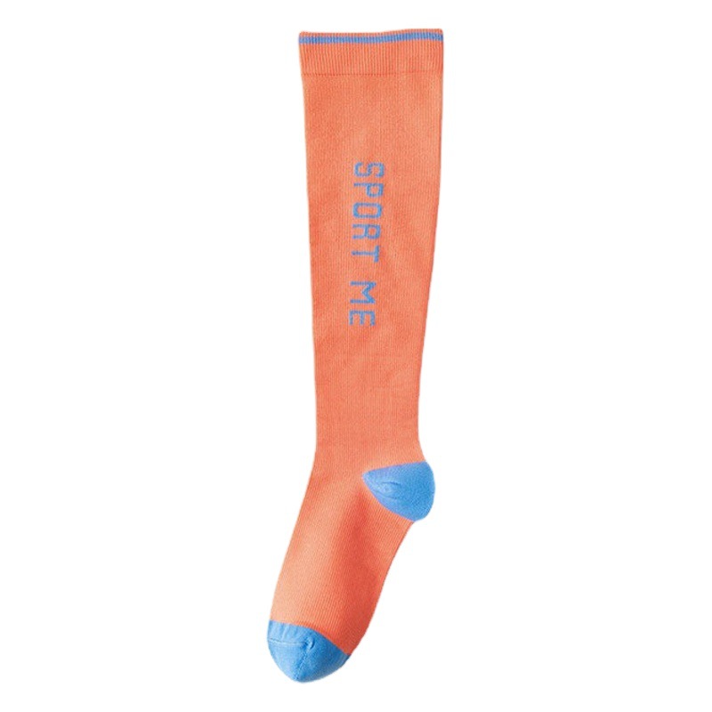 Sports compression socks professional fitness running compression socks yoga skinny leg socks skipping rope long tube elastic socks
