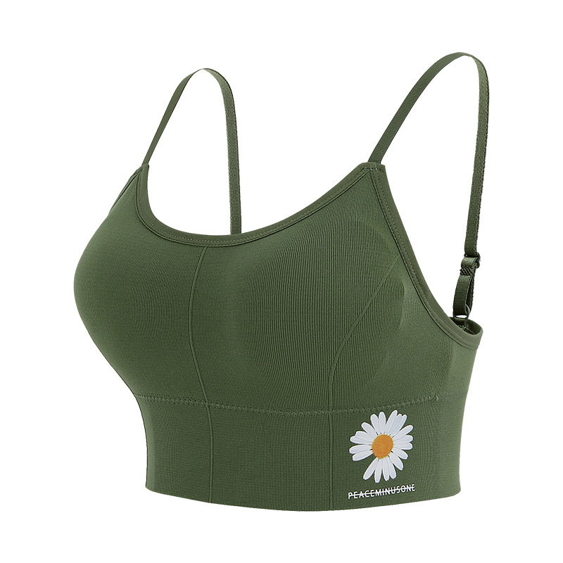 Picture of Daisy 2.0 girl bra back one-piece bra collection of thin non-steel sports underwear wrapped chest pad