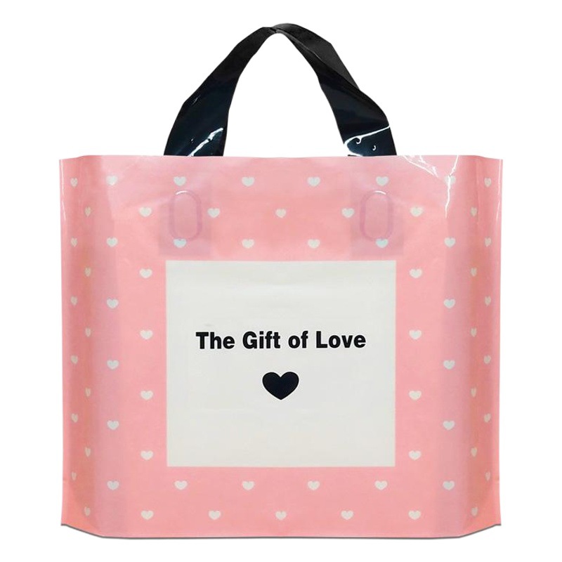 Thickened clothing store bag gift bag packaging bag plastic bag printed handbag shopping bag printed logo