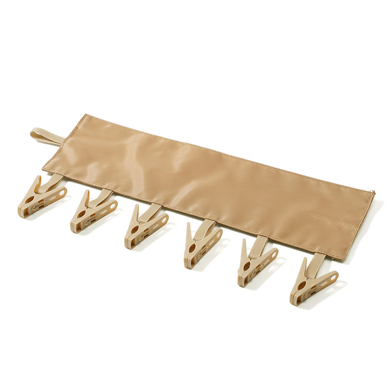 Picture of Creative Portable Fabric Clothes Hanger for Business Travel Foldable Clothes Hanger Bathroom Foldable Hanger Clothes Holder