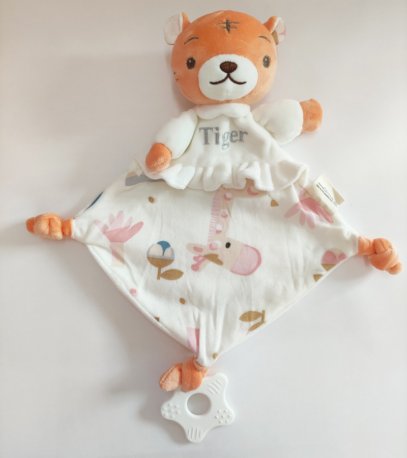 Picture of Baby early education puzzle anting towel bean label can be imported bite baby soothing sleeping doll manufacturers direct supply