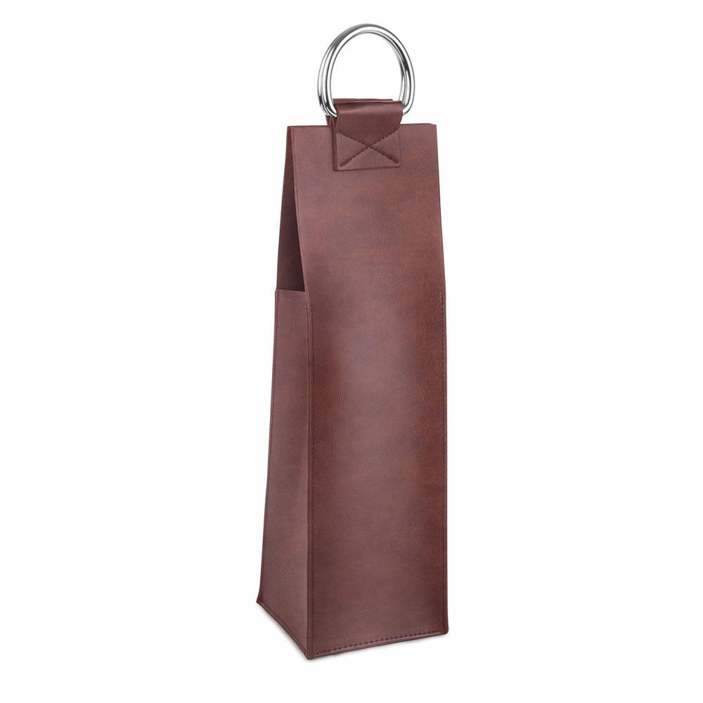 Picture of Ready Stock Wine Packaging Gift Box Satchel Red Wine Storage Gift Box Bag Leather Wine Storage Bag Set