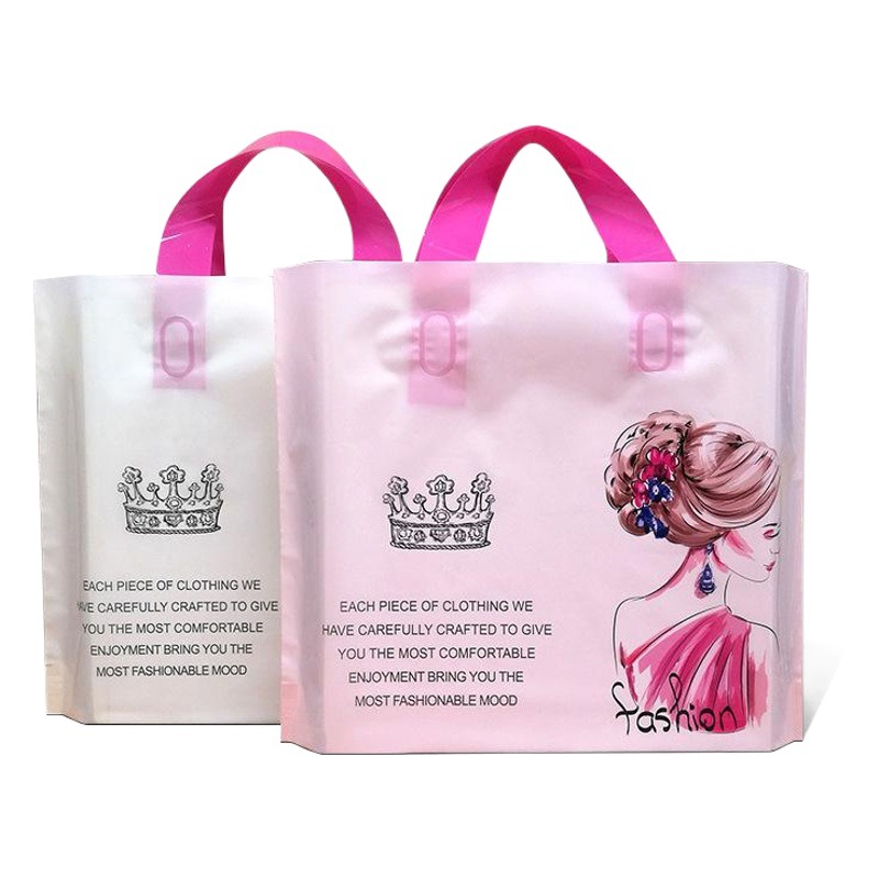 women's clothing store handbag plastic packaging bag gift cosmetic bag set printing logo wholesale